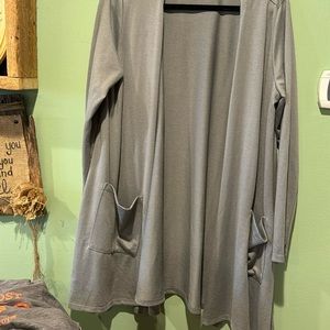 Like new grey lularoe Sarah cardigan